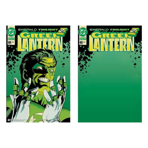 Figurka DC Multiverse McFarlane Cover Recreations - Green Lantern (Emerald Twilight) [Gold Label]- Zdjęcie 8