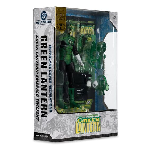 Figurka DC Multiverse McFarlane Cover Recreations - Green Lantern (Emerald Twilight) [Gold Label]- Zdjęcie 10