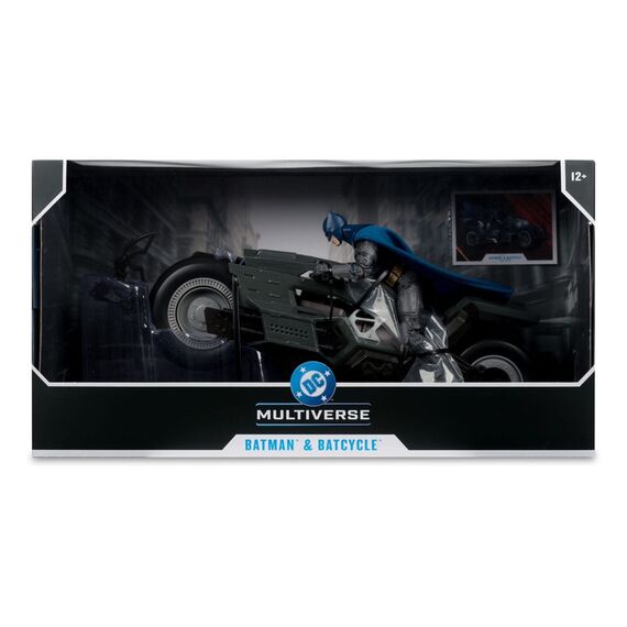 Figurka z pojazdem DC Multiverse (The Flash) - Batman & Batcycle- Zdjęcie 6
