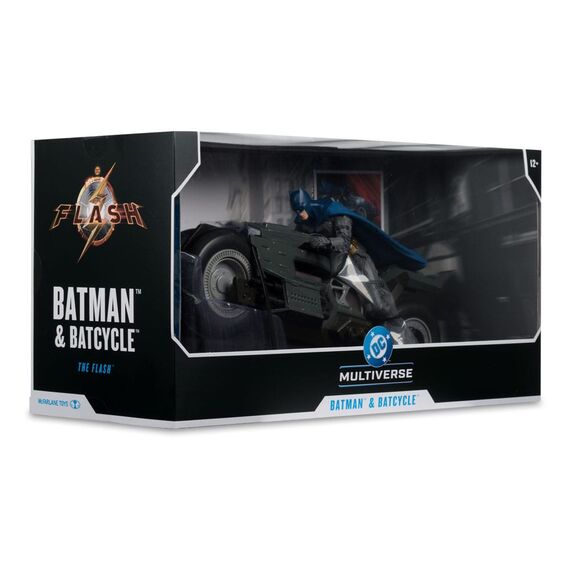 Figurka z pojazdem DC Multiverse (The Flash) - Batman & Batcycle- Zdjęcie 7