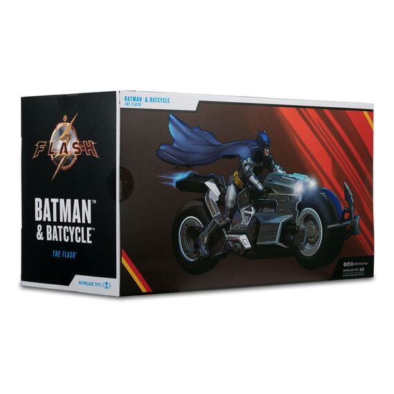 Figurka z pojazdem DC Multiverse (The Flash) - Batman & Batcycle- Zdjęcie 8