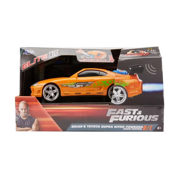 Zdalnie sterowany model samochodu Fast & Furious / Szybcy i Wściekli 1/24 - Brian's Toyota Supra Nitro Powered
