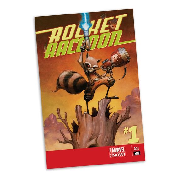 Figurka z komiksem Marvel 1/6 - Rocket Racoon (Rocket Racoon: A Chasing Tale #1)- Zdjęcie 7