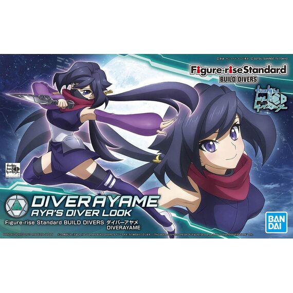 Figurka do złożenia Gundam Build Divers Figure-rise Standard - Diver Ayame- Zdjęcie 10