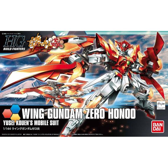 Model figurki GUNDAM HGBF 1/144 Wing Gundam Zero Honoo- Zdjęcie 6