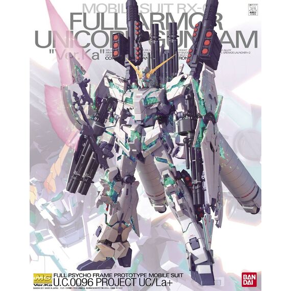 Model figurki GUNDAM MG 1/100 Full Armor Unicorn Gundam Ver. KA- Zdjęcie 3