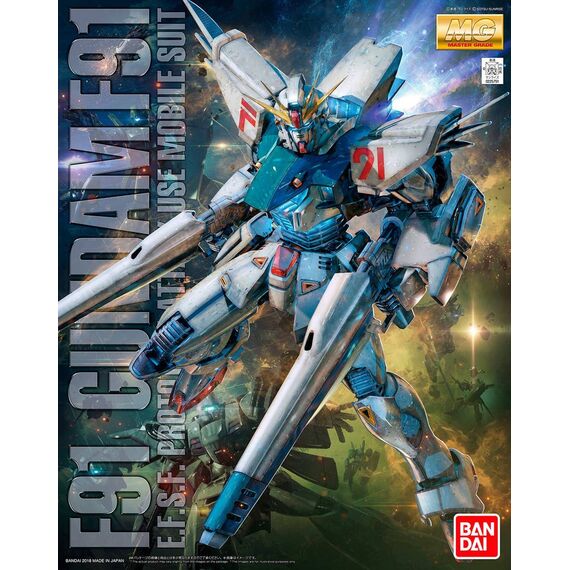 Model figurki GUNDAM MG 1/100 Gundam F91 VER. 2.0 BL- Zdjęcie 8