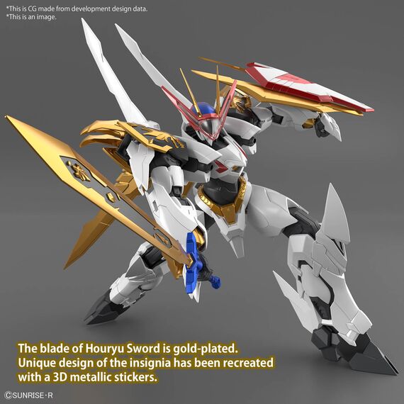 Model figurki GUNDAM HG Amplified IMGN - Ryuoumaru- Zdjęcie 5