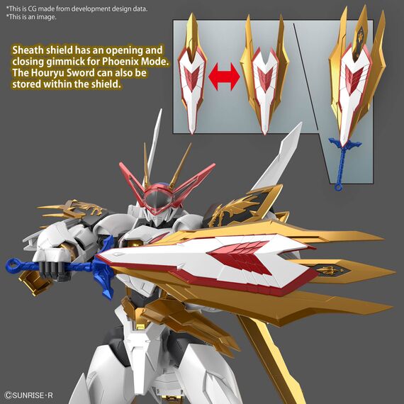 Model figurki GUNDAM HG Amplified IMGN - Ryuoumaru- Zdjęcie 6