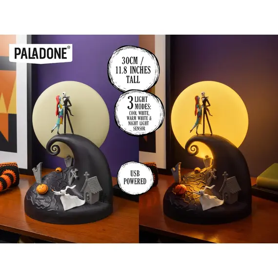 Lampka Diorama Miasteczko Halloween- Zdjęcie 3