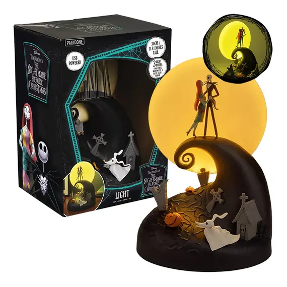 Lampka Diorama Miasteczko Halloween- Zdjęcie 4