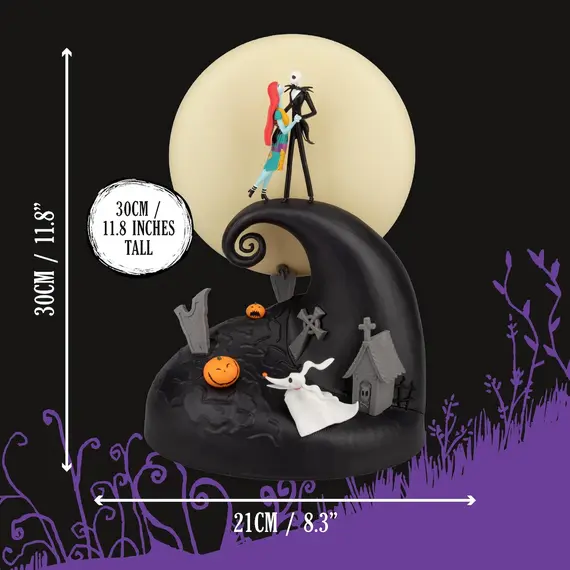 Lampka Diorama Miasteczko Halloween- Zdjęcie 5