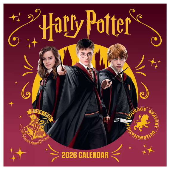 Kalendarz ścienny Harry Potter 2026 #3