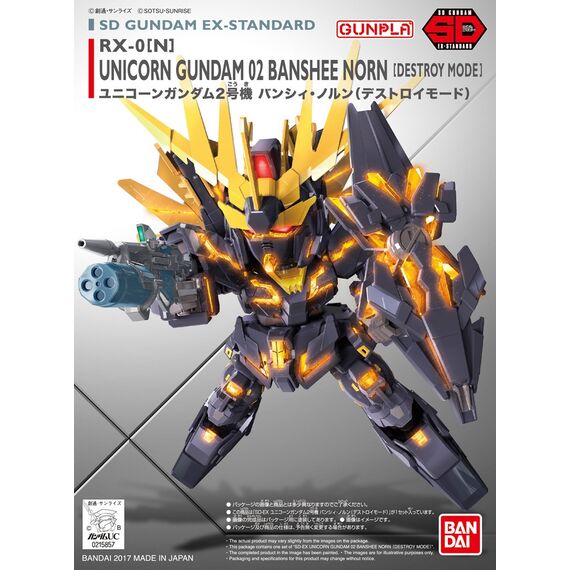 Model figurki GUNDAM SD EX-STANDARD - RX-0[N] UNICORN 02 BANSHEE NORN- Zdjęcie 6