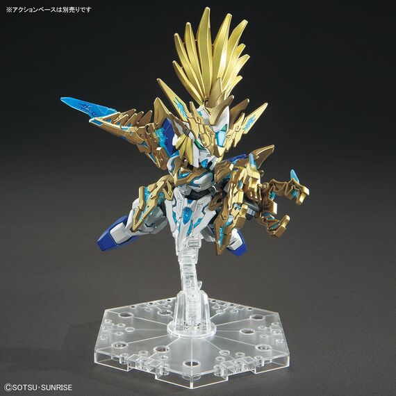Model figurki GUNDAM SDW Heroes - Long Zun Liu Bei Unicorn Gundam- Zdjęcie 3