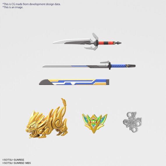 Model figurki GUNDAM SDW Hereoes - Onmitsu Gundam Aerial- Zdjęcie 5