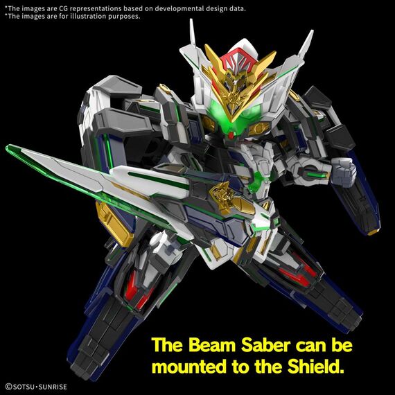 Model figurki GUNDAM SDW Heroes - GF GUNDAM ASTRAEA TYPE-B- Zdjęcie 3