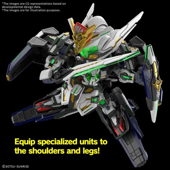 Model figurki GUNDAM SDW Heroes - GF GUNDAM ASTRAEA TYPE-B- Zdjęcie 4