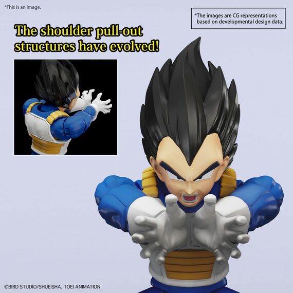 Figurka do złożenia Dragon Ball Z Figure-Rise Standard - Vegeta (New Special Ver.)- Zdjęcie 5