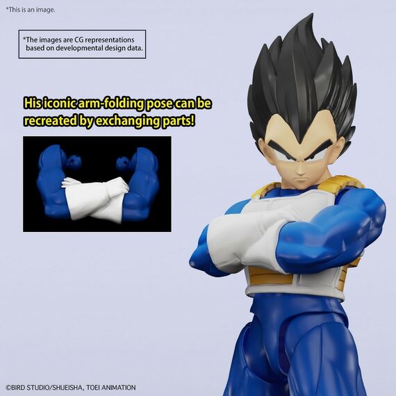 Figurka do złożenia Dragon Ball Z Figure-Rise Standard - Vegeta (New Special Ver.)- Zdjęcie 7