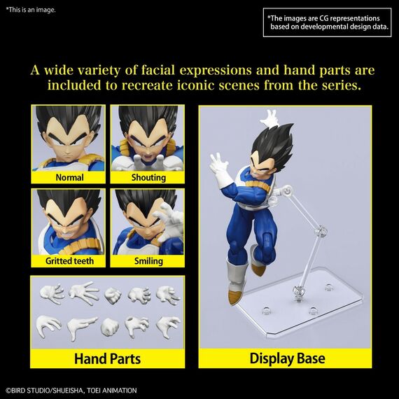 Figurka do złożenia Dragon Ball Z Figure-Rise Standard - Vegeta (New Special Ver.)- Zdjęcie 8