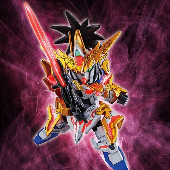 Model figurki GUNDAM SD Sangoku Soketsuden - Liu Bei Unicorn Gundam- Zdjęcie 4