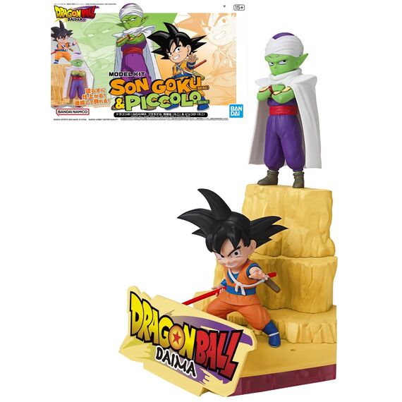 Zestaw 2 figurek do złożenia Dragon Ball Daima - Son Goku (Mini) & Piccolo (Mini)