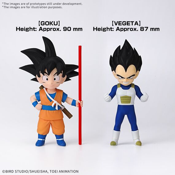 Zestaw 2 figurek do złożenia Dragon Ball Daima - Son Goku (Mini) & Vegeta (Mini)- Zdjęcie 4