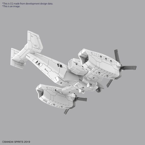 Model figurki 30MM 1/144 - Extended Armament Vehicle (TILT ROTOR Ver.)- Zdjęcie 2