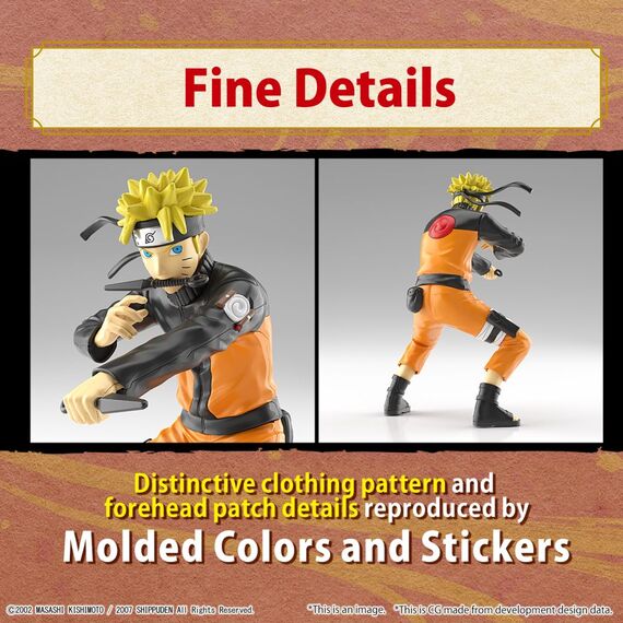 Figurka do złożenia Naruto Shippuden Entry Grade - Naruto Uzumaki- Zdjęcie 3