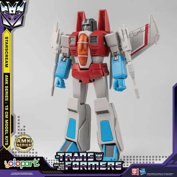 Figurka do złożenia Transformers: Generation One AMK Series - Starscream- Zdjęcie 3