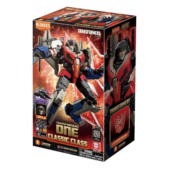 Figurka do złożenia Transformers: One / Początek Blokees Classic Class - Starscream- Zdjęcie 8