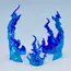 Akcesoria do figurek The Simple Effect Flames: Blue