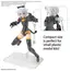 Podstawki dla figurek Gunpla 1/144 - Action Base 6 (przezroczyste)- Zdjęcie 2