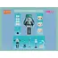 Figurka do złożenia Vocaloid Blokees Serendipity Series - Hatsune Miku- Zdjęcie 4