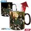 Duży kubek zmieniający kolor Attack on Titan - Titan Eren S3 (460 ml)