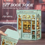 Drewniany model do sklejania Book Nook - Muse Bookstore- Zdjęcie 2