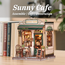 Drewniany model do sklejania Miniature House - Sunny Cafe- Zdjęcie 4