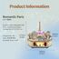Drewniany model do sklejania / pozytywka Tonecheer Musical box - Romantic Paris- Zdjęcie 8