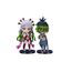 Zestaw 2 figurek Demon Slayer: Kimetsu no Yaiba Figuarts mini - Daki i Gyutaro