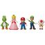 Zestaw 5 mini figurek Nintendo: Super Mario - Mario & Friends