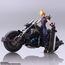 Figurka z pojazdem Final Fantasy VII Bring Arts - Cloud Strife & Hardy-Daytona- Zdjęcie 4