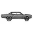 Model pojazdu Hot Wheels Silver Series 1/64 - 1970 Road Runner (Szybcy i Wściekli) (JKX08)- Zdjęcie 3