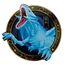 Plakietka Yu-Gi-Oh! - Blue-Eyes White Dragon