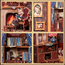 Model do składania Book Nook - Count Cat's Study- Zdjęcie 4