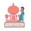 Plakietka Disney Princess - Jasmine