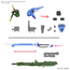 Gundam - Option Parts Set Gunpla 2 (Launcher/Sword Striker)- Zdjęcie 2