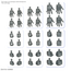 Gundam - Option Parts Set Gunpla 4 (Build Hands Round)- Zdjęcie 2
