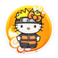Lampka ścienna Naruto x Hello Kitty