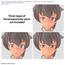 30MS - Option Face Parts Facial Expression Set 6 (Color C)- Zdjęcie 2